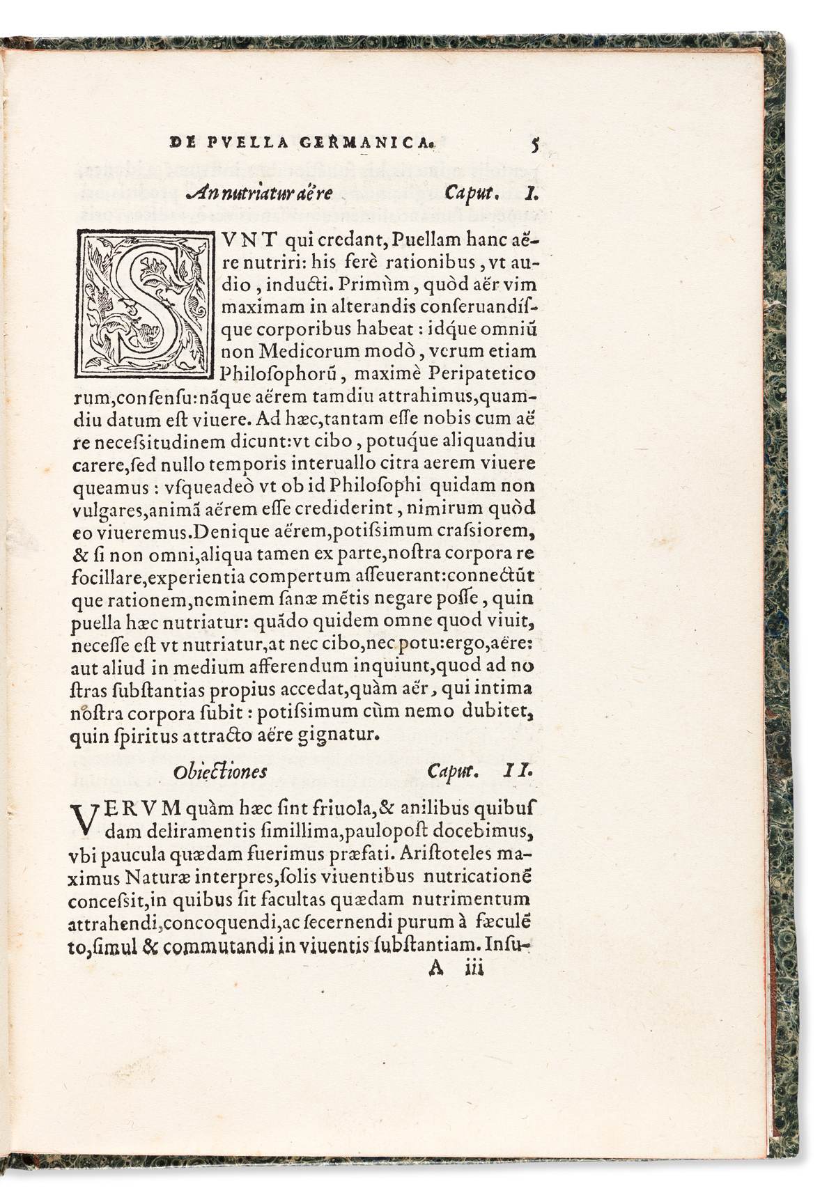 Porzio, Simone (1496-1554) De Puella Germanica, quae Fere Biennium Vixerat sine Cibo, Potuque.